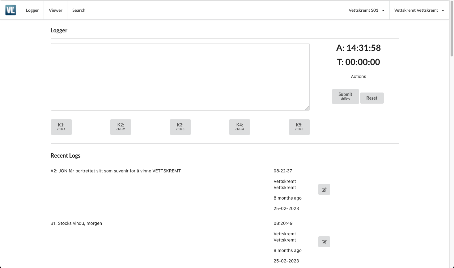 Weblogger.io v1.0